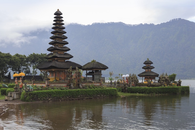 Pura Ulun Danu Bratan temple on Lake Bratan