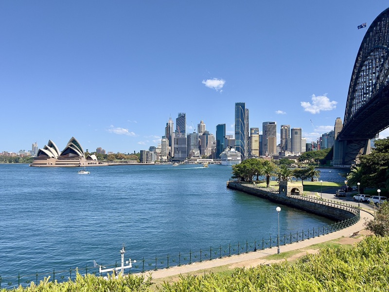 Sydney Opera House, Harbour Bridge and CBD skyline